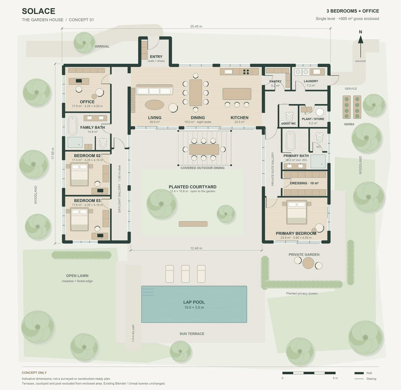 A house floor plan Astra produced. Rooms, circulation, and dimensions on one sheet. What previz needs is the same spatial information (image: public example collected by GIGAZINE)