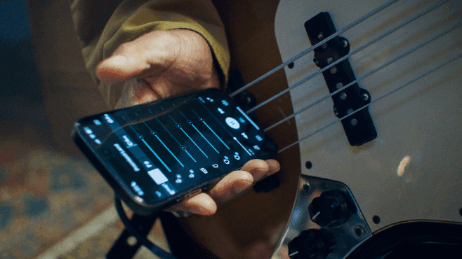 Opening the app with an instrument in hand, pulling just the tracks you need from one song. Image: Moises